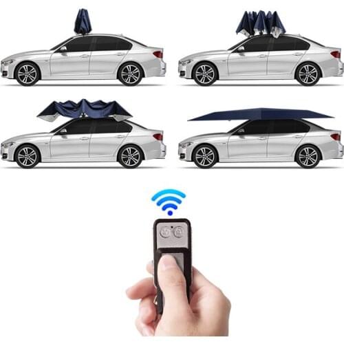 China factory supply navy blue car cover car sun shade umbrella