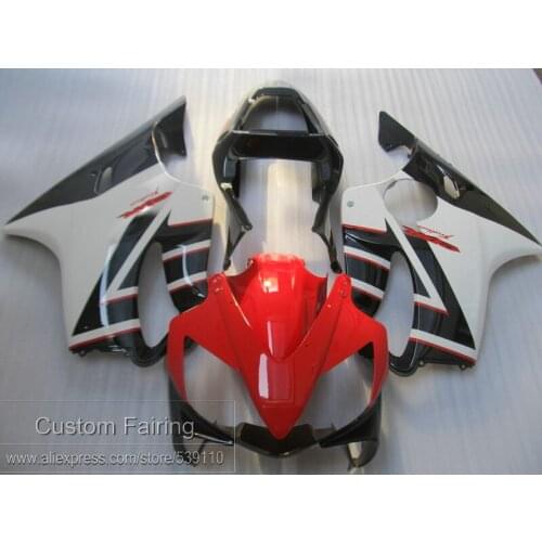 Injection motorcycle fairing kit for Honda CBR600 F4I 01 02 03 red white black fairings CBR600 F4I 2001-2003 SD12
