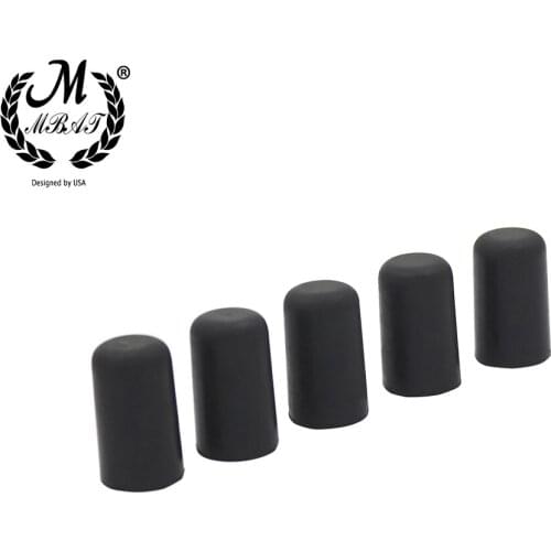 M MBAT Cello Tail Tip Cap 5 pcs Feet Support Stop Holder Non-slip Rubber Pad Stringed Instrument Accessories Music Protector