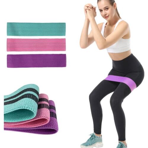 Hip Circle Resistance Bands Set Polyester Cotton Yoga Fitness Hip Loop Elastic Butt Squat Training BodyBuilding Shaping for Home