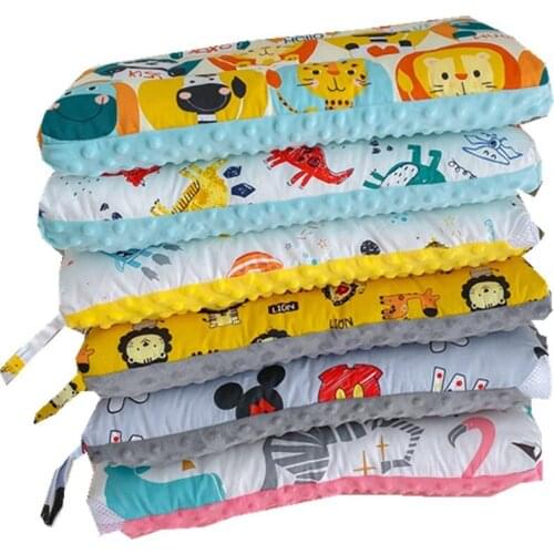 The New Childrens Pillow Comfortable Breathable Full Cotton Bean Velvet Comfort Pillow Machine Washable Kindergarten Nap Pillow