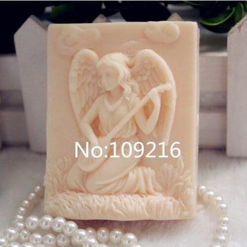 New Product!!1pcs Pipa Girl (zx265) Food Grade Silicone Handmade Soap Mold Crafts DIY Mould