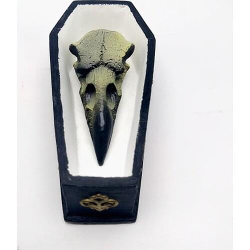 New product! Coffin crow skull silicone mold diy making gypsum resin model chocolate cake decoration tools