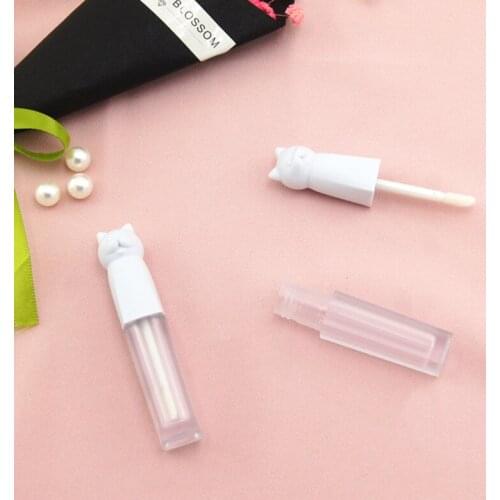20/50pcs 3ml Frosted Lip Gloss Tube Plastic Lipgloss Bottle Empty Cosmetic Oil Refillable Tube Liquid Lipstick Storage Bottle