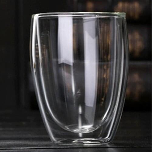 Hot Heat Resistant Double-Wall Insulated Glass Espresso Mugs Latte Coffee Glasses/Whisky/Coffee Cup/Tea Mug