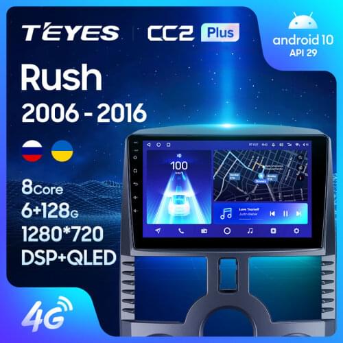 TEYES CC2L CC2 Plus For Toyota Rush J200 1 2006 - 2016 Right hand driver Car Radio Multimedia Video Player Navigation GPS Android No 2din 2 din dvd