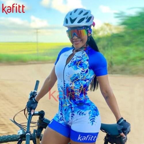 Kafeet Womens Triathlon Cycling Sportswear Cycling Wear Professional Outdoor Workout Wear Summer Cycling Wear