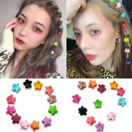 10Pcs/set Fashion Candy Color Star Hair Clip Cute Sweet Children Princess Hairpin Headdress Hair Accessories