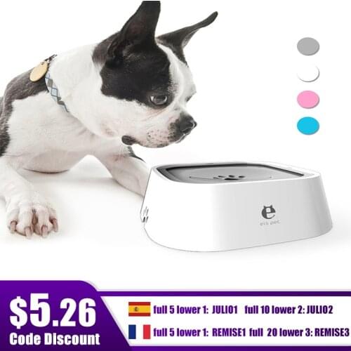 Anti-overflow 2021 New Pet Fountain Dog Water Bowl Machine Portable Floating Bowl Cat Water Bowl Slow Feeder Drinking Fountain