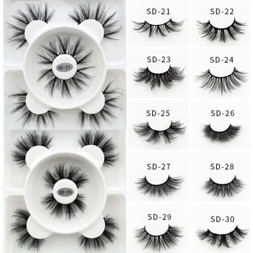 New 3 Pairs Natural False Eyelashes Fake Lashes Long Makeup 3d Mink Lashes Eyelash Extension Mink Eyelashes For Beauty