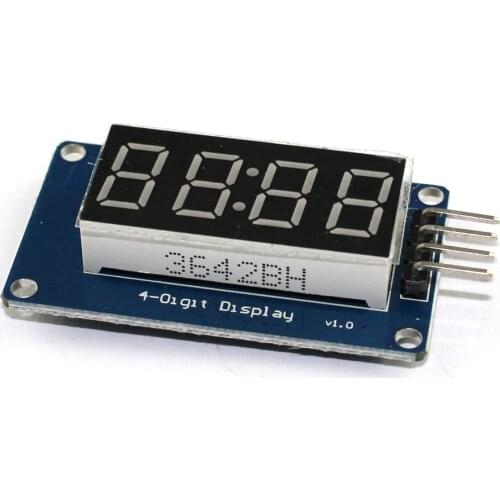 5pcs 4 Bit TM1637 7 Segments Digital Display Tube Red 4-Digit LED Display Module Board For Arduino Diy LED Display Board