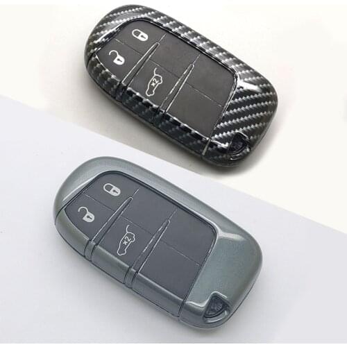 Smart Remote Keyless Entry Paint Color Shell Key Case Cover Fit for Jeep Grand Cherokee Compass Renegade Dodge Durango Journey