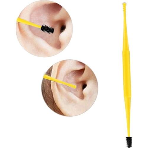 Design Soft Silicone Ear Pick Double-Ended Earpick Ear Wax Curette Remover Ear Cleaner Spoon Ear Clean Tool