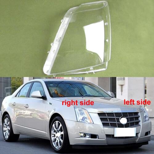 For Cadillac CTS XTS 2010~2015 Transparent Headlamp Cover Lamp Shade Front Headlight Shell Lampshade Lens Shell