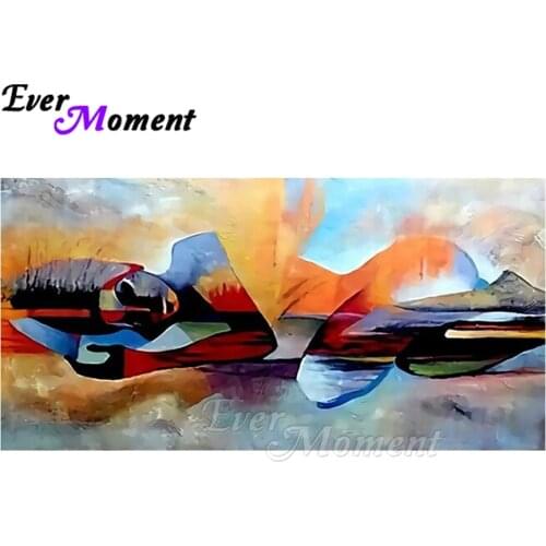 Ever Moment Diamond Painting Abstract Color Artwork 5D DIY Full Square Drill Picture Of Rhinestone Diamond Embroidery ASF1774