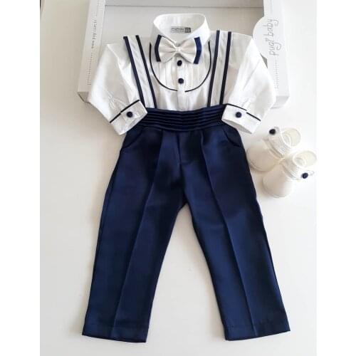 Baby boy Navy Blue Slopet Hanger Set