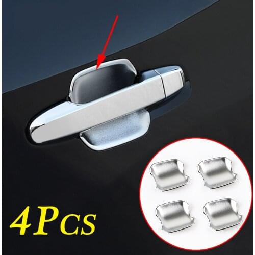 Chrome Molding Exterior Door Handle Bowl Cup Cover Trim Fit For Subaru Forester SK 2019 2020 Accessories