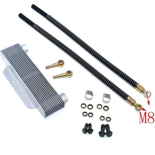 Oil Cooler radiator Dirt pit monkey bike Off-road motorcycle ATV Engine cooling accessories fuel hose spare parts