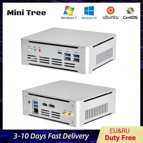 High Quality Fan Mini PC Intel Core i7 10870H i9 9880H Gaming Computer TV BOX M.2 NVME Licencia Windows 10 Pro 4K HD DP AC WIFI