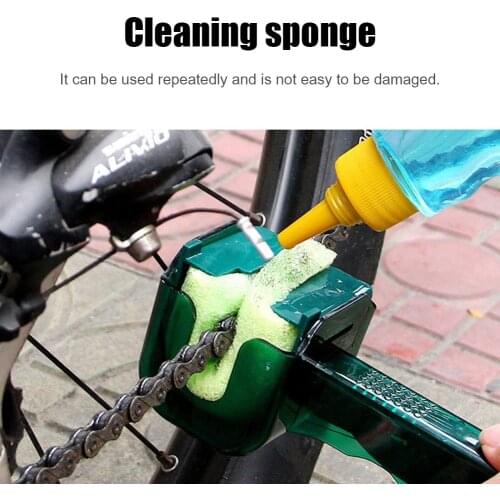 Multifunctional Bicycle Chain Cleaner MTB Mountain Bike Machine Washer Brushes Kit with Sponge Cycling Riding Cleaning Tools