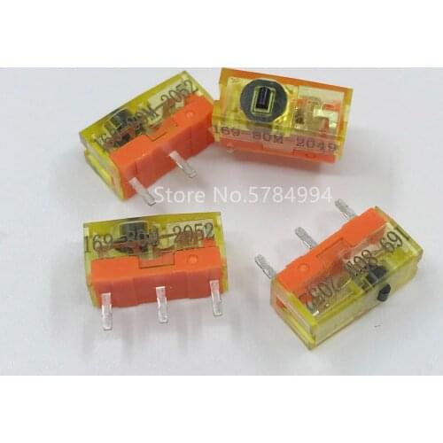 2PCS 100% NEW TTC Dustproof Gold Mouse Micro Switch Micro Button Gold Contactor 80 Million