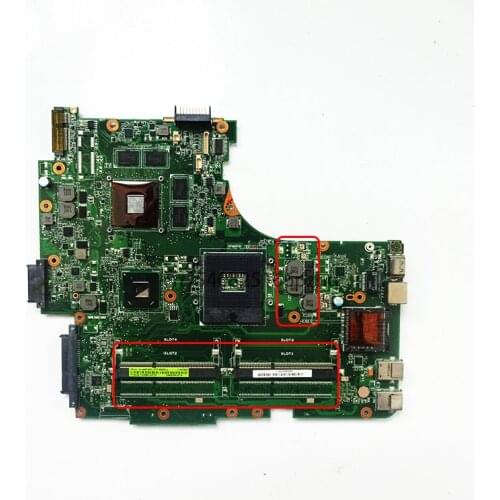 Original Mainboard For ASUS N53S N53SV N53SN N53SM Laptop Motherboard HM65 main board