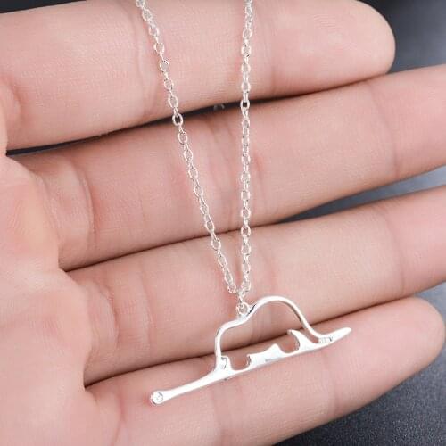 Yiustar New Fashion Little Prince Necklace for Women Girls Jewelry Le Petit Prince Charms Necklace Snake Elephant Necklace