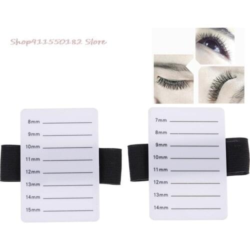 7-14Mm/8-15Mm Nep Wimpers Lade Strip Stand Individuele Wimper Extensions Hand Plaat Oog lash Enten Palet Make-Up Tool