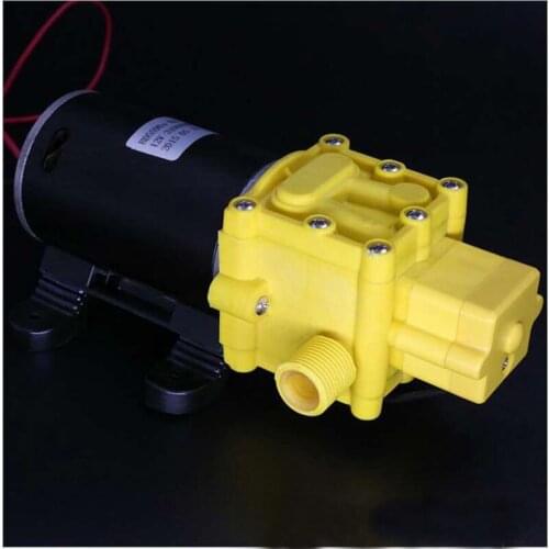 DC 12V 80W 5-6L/m Lift 80m Micro Diaphragm Water Pump Self-priming Booster Pump Automatic Switch