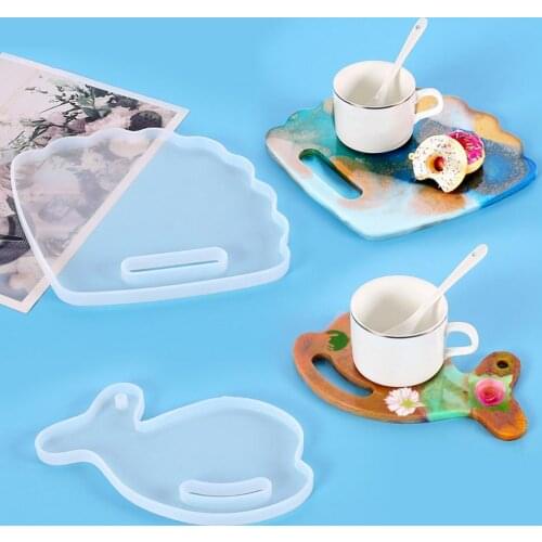 Silicone Mold Elastic Non-stick Transparent Multifunctional Crafts Mold for Gifts