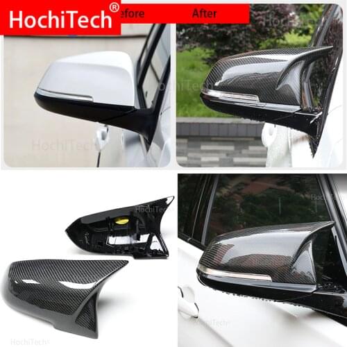 Replacement Carbon Fiber Side Mirror Case Rearview Mirror Cover For BMW 4 Series F32 F33 F36 420i 428i 435i 2014-up