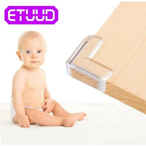 10Pcs Baby Silicone Safety Protector Table Corner Protection from Children Anticollision Edge Corners Guards Cover For Kids