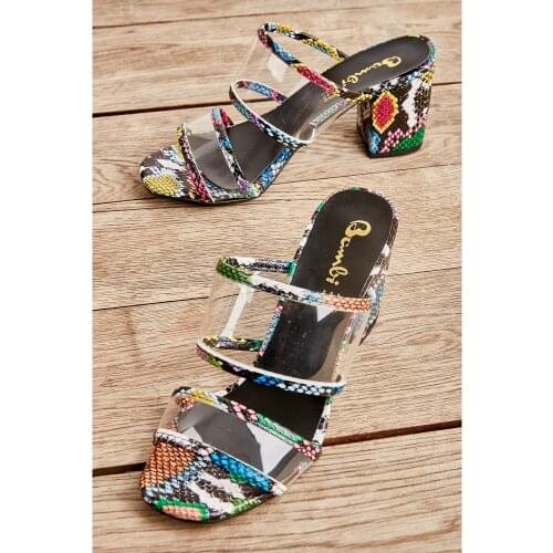 Colorful Snake Women 'S Slippers