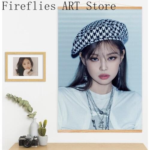 DIY 5D Diamond Painting Full Round Korean Girl Group JENNIE Diamond Mosaic Diamond Embroidery Cross Stitch Kits Home Decor Gift