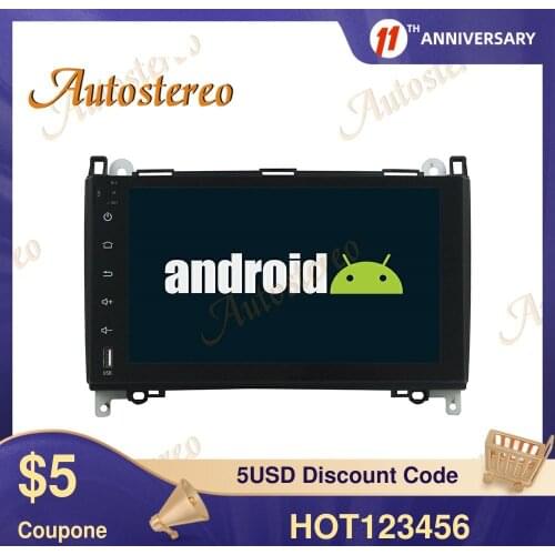 Android 9 8 Core Car No DVD Player GPS Map Navigation For Mercedes Benz Sprinte B200 Vito Viano Head Unit Multimedia Player DSP