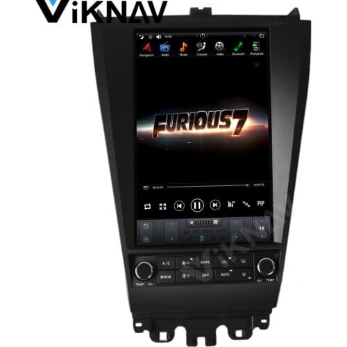 Tesla style android car radio multimedia player for HONDA ACCORD 7 2003-2007 vertical screen android GPS DVD player 12.1 inch