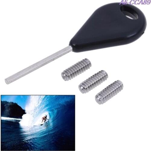 Surfing Board Fin Screws 13MM for FCS Fins Extra Fin Key Outdoor Sports Screws Activities Tools Screws