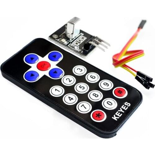 1 Set Infrared Remote Control IR Receiver Module Kit DIY HX1838 For Arduino Raspberry Pi Remote Control RC Toy Robot Car Model