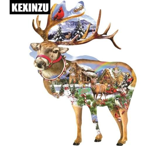 New Fashion 5D Diy diamond painting cross stitch "elk" Full Square Diamond embroidery Needlework Rhinestone Mosaic Crafts