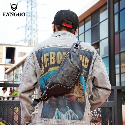 Belt Bum Bag For Men Waist Packs Chest Pack Bags Mens Bag Designer Vintage Genuine Leather Shoulder Bag