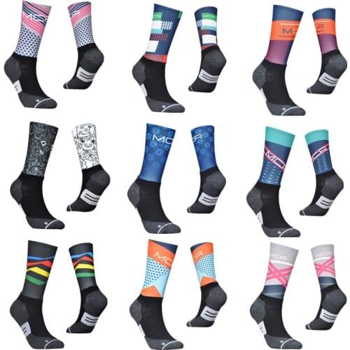 Anti Slip Professional Bike Socks Bicycle Compression Sport Sock Men And Women Street Sports Socks Racing Cycling Socks