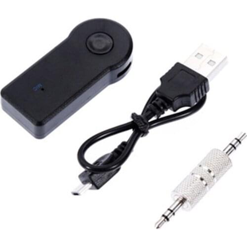 Transmitter Bluetooth-compatible 5.0 Receiver Speaker Wireless Adapter for Home Car Stereo with 3.5mm Jack QW