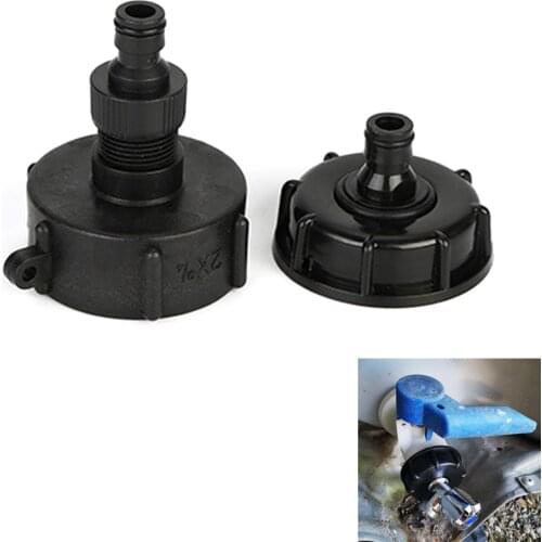 1PC IBC Hose Adapter Reducer Connector Water Tank Fitting 2'' Standard Coarse Thread Durable Garden Hose Pipe Tap Storage