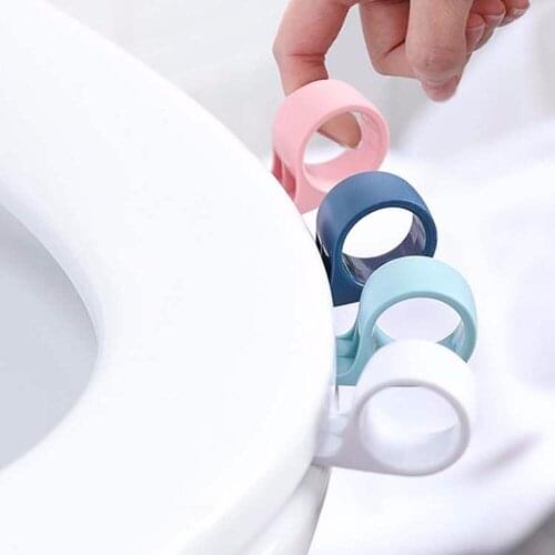 Nordic Style Portable Toilet Seat Lifter Device Avoid Touching Toilet Lid Handle For Travel Home Bathroom Toilet Gadget