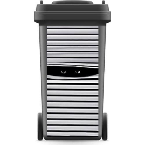 DIY Creative Strange Eyes Rubbish Bin Sticker Wallpaper mural Wall Print Decal Removable Photo self adhesive Gift