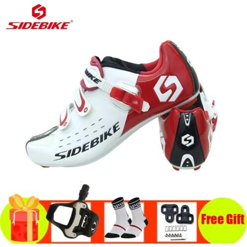 SIDEBIKE cycling shoes men women breathable sapatilha ciclismo bicycle sneaker add pedals self-locking ultra-light racing shoes