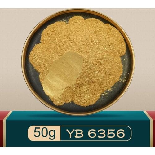 Mica Pearl Coating Powder Type 6356 DIY Natural Mineral Pearlized Pigment Colorant 10/50g for Home Decoration Art Crafts