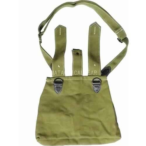 WW2 WWII GERMAN ARMY BREAD BAG WITH SHOULDER STRAP WORLD WAR II SOLDIER MILITARY WAR REENACTMENTS EQUIPMENT