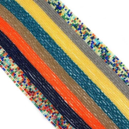 Natural Stone Water Beads 2mm 3mm Diamond Faceted Loose Beads Charm DIY Jewelry Accessories Bracelet Necklace Beads 40cm