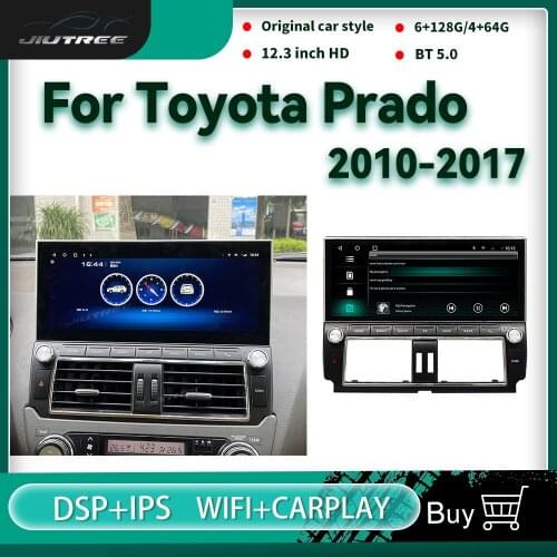 12.3 Inch Android 10 Car Radio For Toyota Prado 2010-2017 Car Multimedia DVD Player Auto Stereo Receiver GPS navigator Head Unit